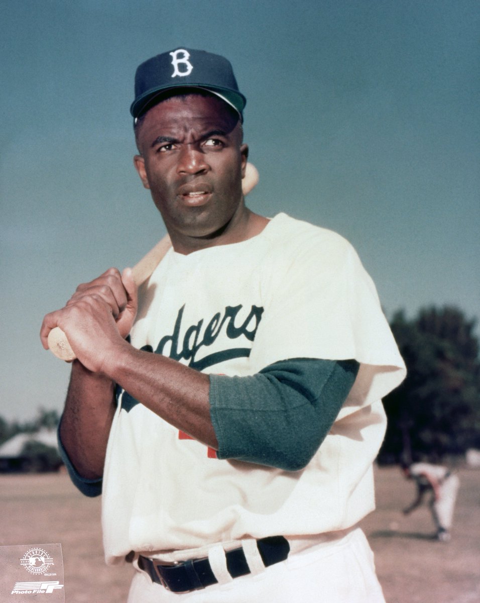 BRWalkoff's tweet photo. 🔸 Broke the MLB color barrier in 1947 
🔸 1947 ROY 
🔸 1949 NL MVP 
🔸 6X All-Star 
🔸 1955 World Series champion

Jackie Robinson's 100th birthday would have been today. https://t.co/TipCUnEUdb