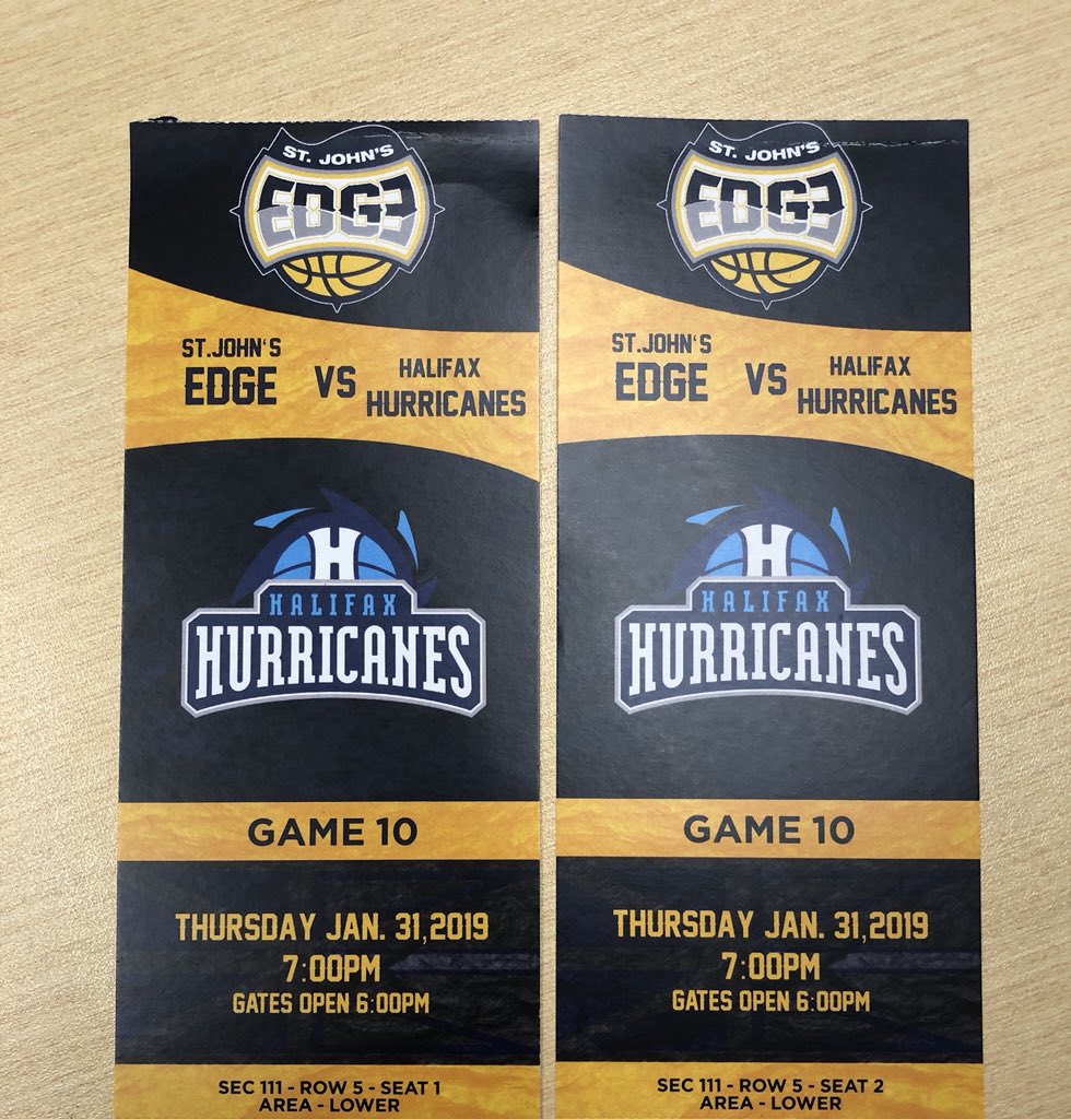 Carl English (@cenglish23) on Twitter photo I have 2 tickets to tonight’s game vs the <a href="/hfxhurricanes/">Halifax Hurricanes</a> at 7:00pm.
RT this tweet and make sure you’re following the @stjohnsedge to win!
I will pick a winner at 2:00pm!
#DefendTheRock I have 2 tickets to tonight’s game vs the <a href="/hfxhurricanes/">Halifax Hurricanes</a> at 7:00pm.
RT this tweet and make sure you’re following the @stjohnsedge to win!
I will pick a winner at 2:00pm!
#DefendTheRock