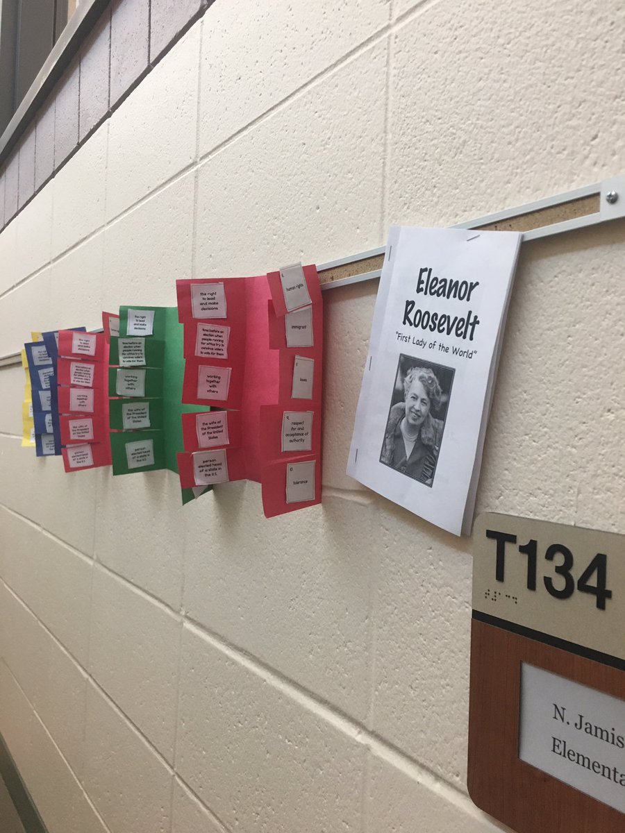 Learning about leaders #eleanorroosevelt @TEP_KISD #KISDTeamSpEDP2P #whatsyoursuperpower
