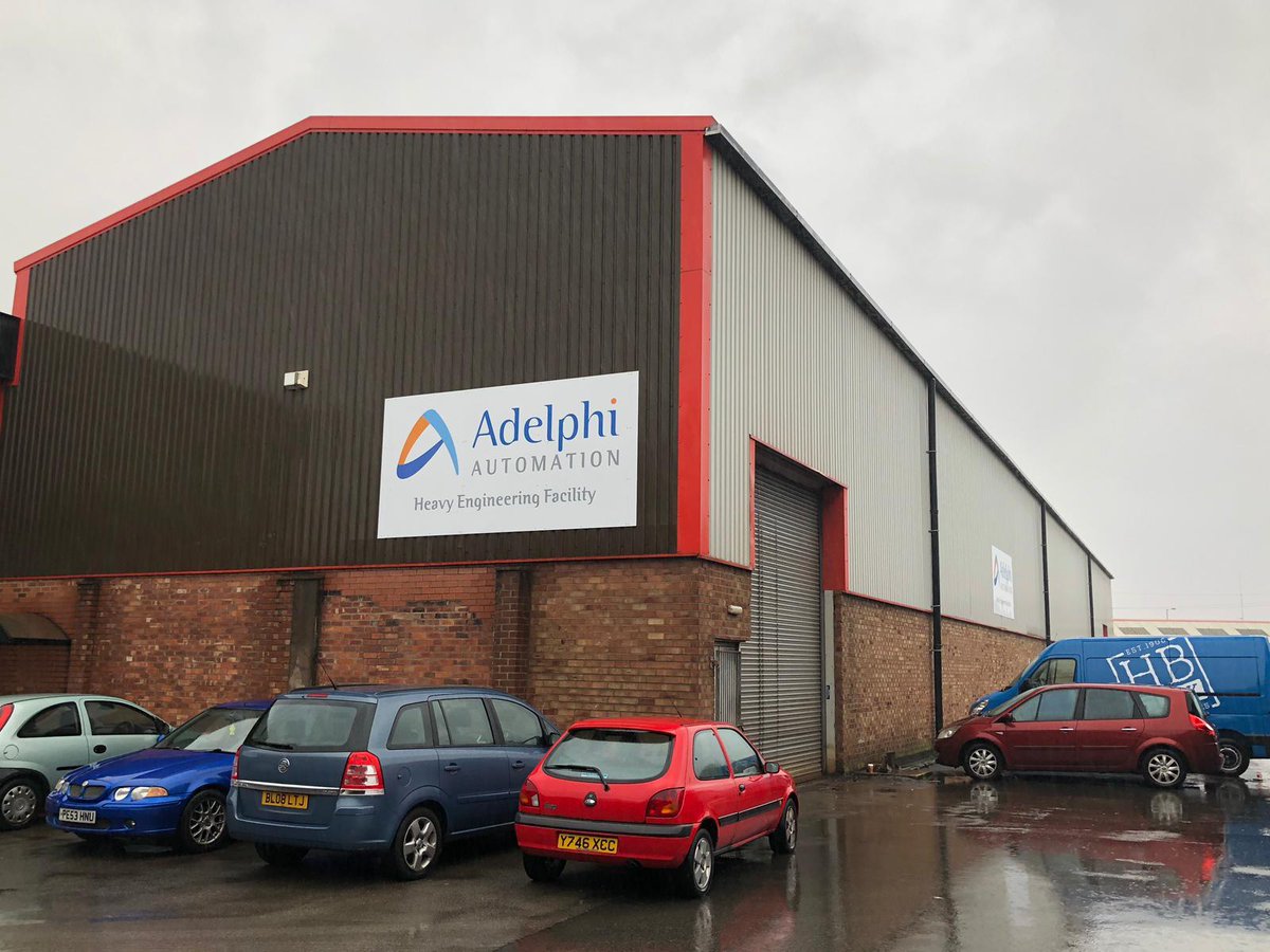 Adelphi_Auto's tweet image. Due to the continued growth in project sales here at Adelphi Automation we are delighted to announce the opening of our new build facility. This addition allows us to build much bigger multi robot cells and process lines. #adelphiautomation #bredbury #automation #robotcells