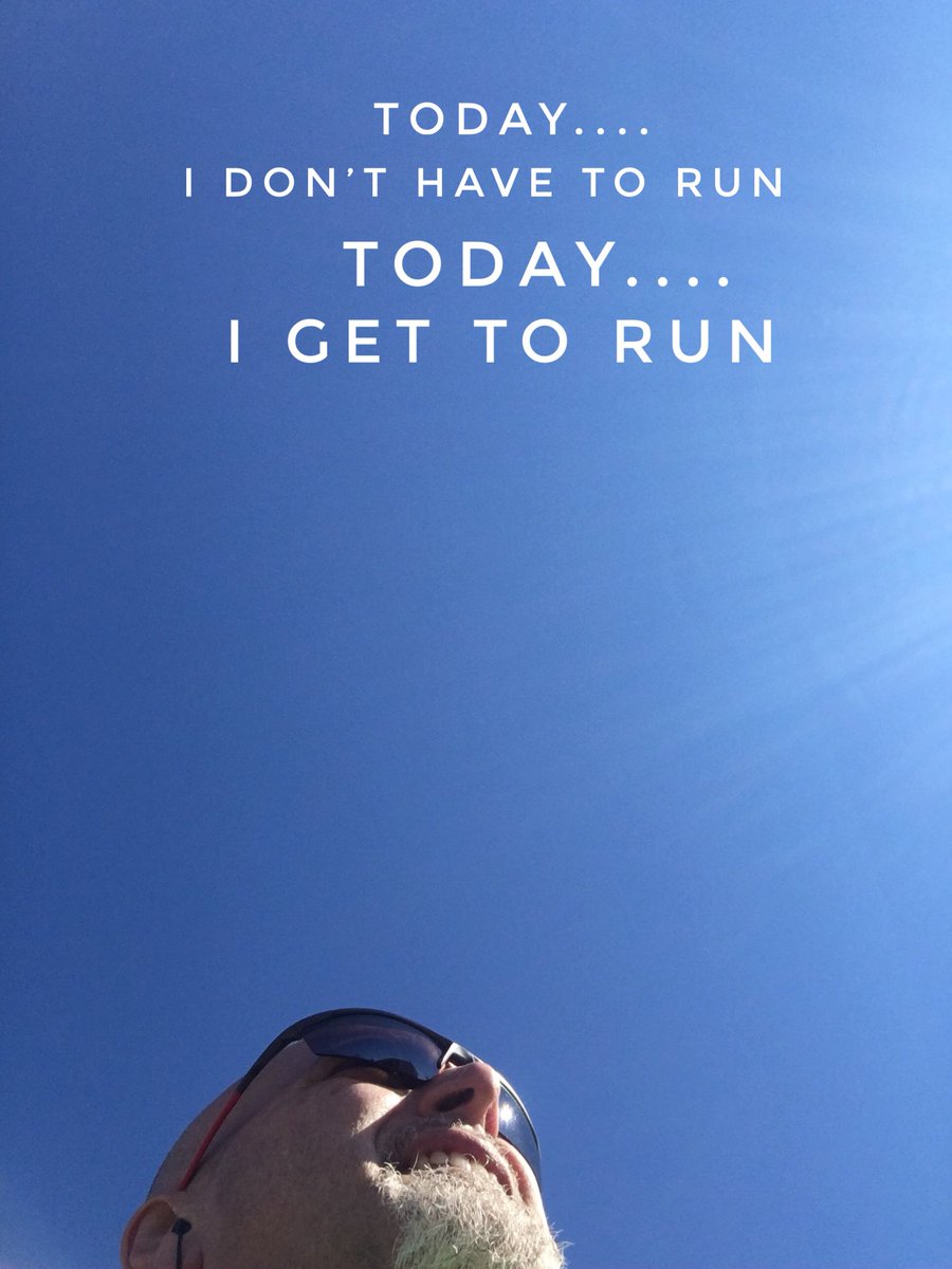 RunEugeneRun's tweet photo. Today I donโt have to run....I get to run! #diabetic #Diabetes #runeugenerun #haveafunrun https://t.co/GhBSbvLPuh