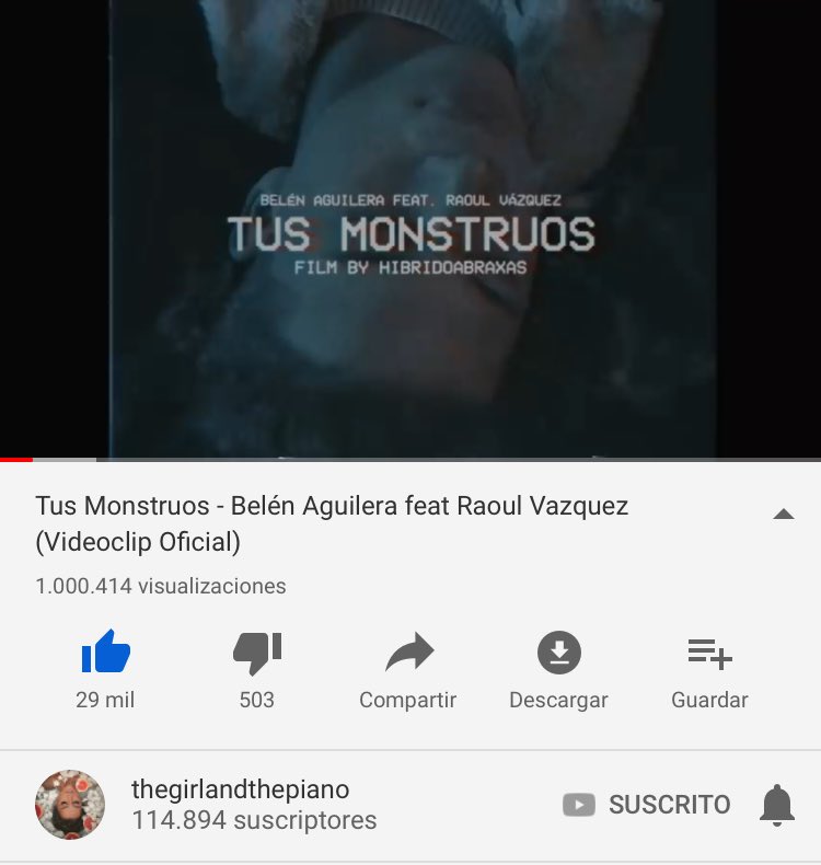 enhorabuena por el millón de visualizaciones, os merecéis esto y mucho más <a href="/raoulvazquez/">RAOUL</a> <a href="/girlandthepiano/">☆</a> 🥰🌈💗✨