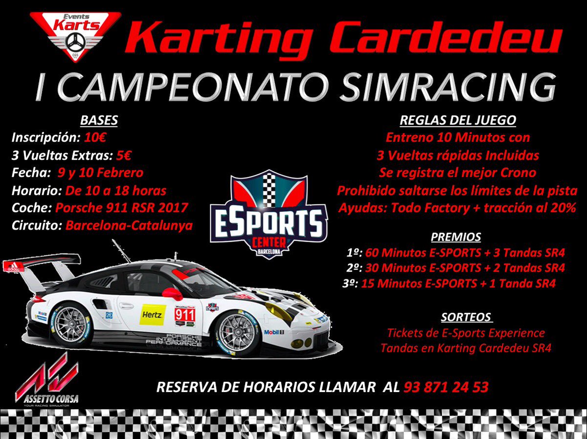 kartingcardedeu's tweet photo. Ven a vivir la experiencia #SimRancing a @kartingcardedeu 
Máxima igualdad con especulares simuladores de @esportscenter00 #esports #eSports #cardedeu #simuladores #karting #kartingcardedeu #eventskarts #adnkarting https://t.co/5SkEJYlGiL