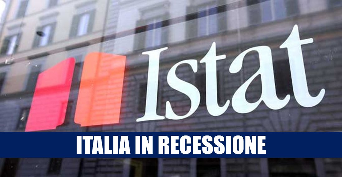 renatobrunetta's tweet photo. Ora è ufficiale: l'Italia è in #recessione. L'unica economia europea ad esservi entrata. Un risultato umiliante per il nostro Paese, che si allontana ancora di più dagli altri paesi Ue. Non ci sono scusanti. Chiediamo al Governo di dimettersi. SUBITO ➡️ https://t.co/DCzVc6Aee0 https://t.co/Dr7XTlqJqQ