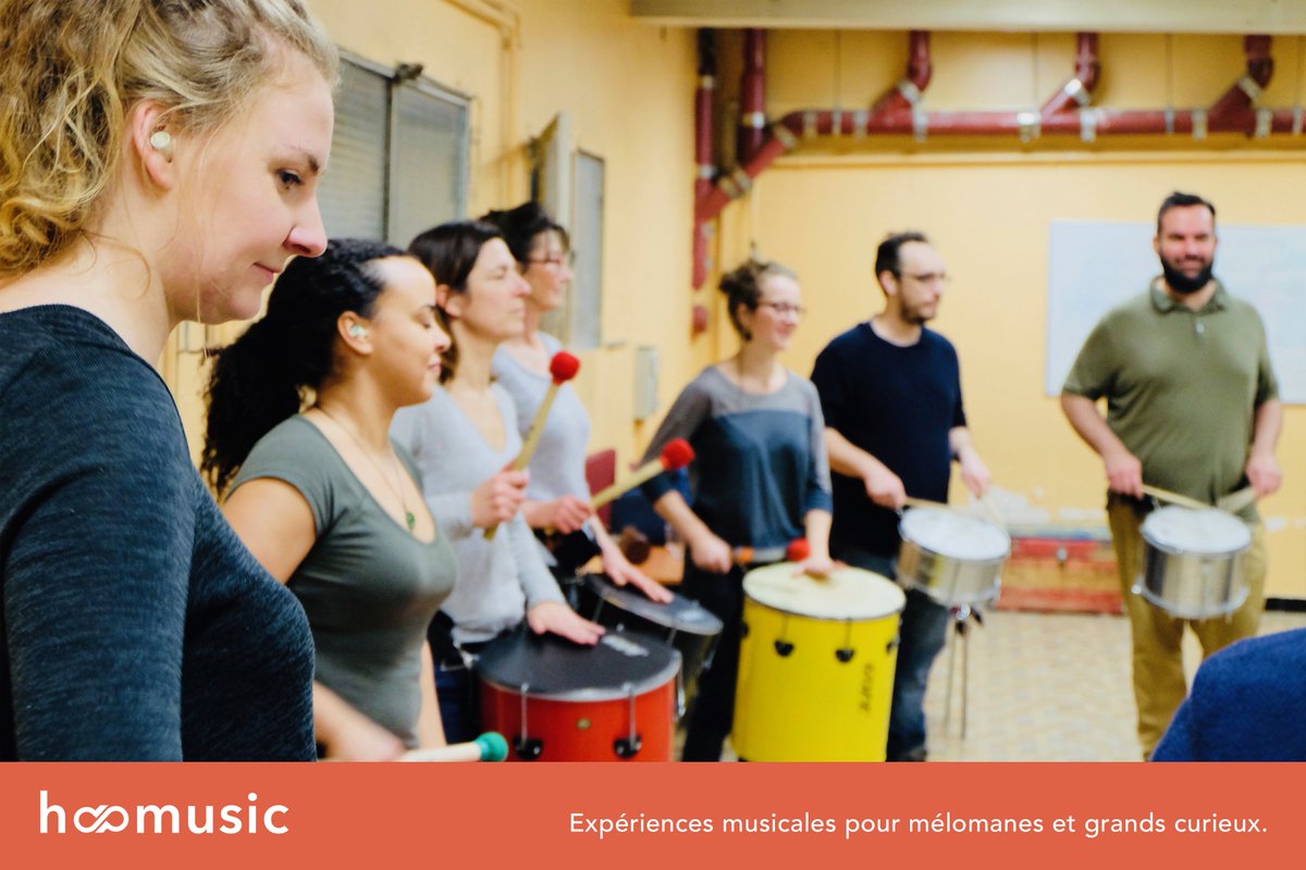 hoomusic_'s tweet photo. Une première expérience musicale @hoomusic_ réussie et des apprentis batuqueiros conquis ! Retour en images sur l'atelier Viva Batucada.
📸 https://t.co/V05cg0yDGm 
#batucada #lyon #musique #cadeaulyon #hoomusic #drums #initiation https://t.co/tBfJ8s6rxg