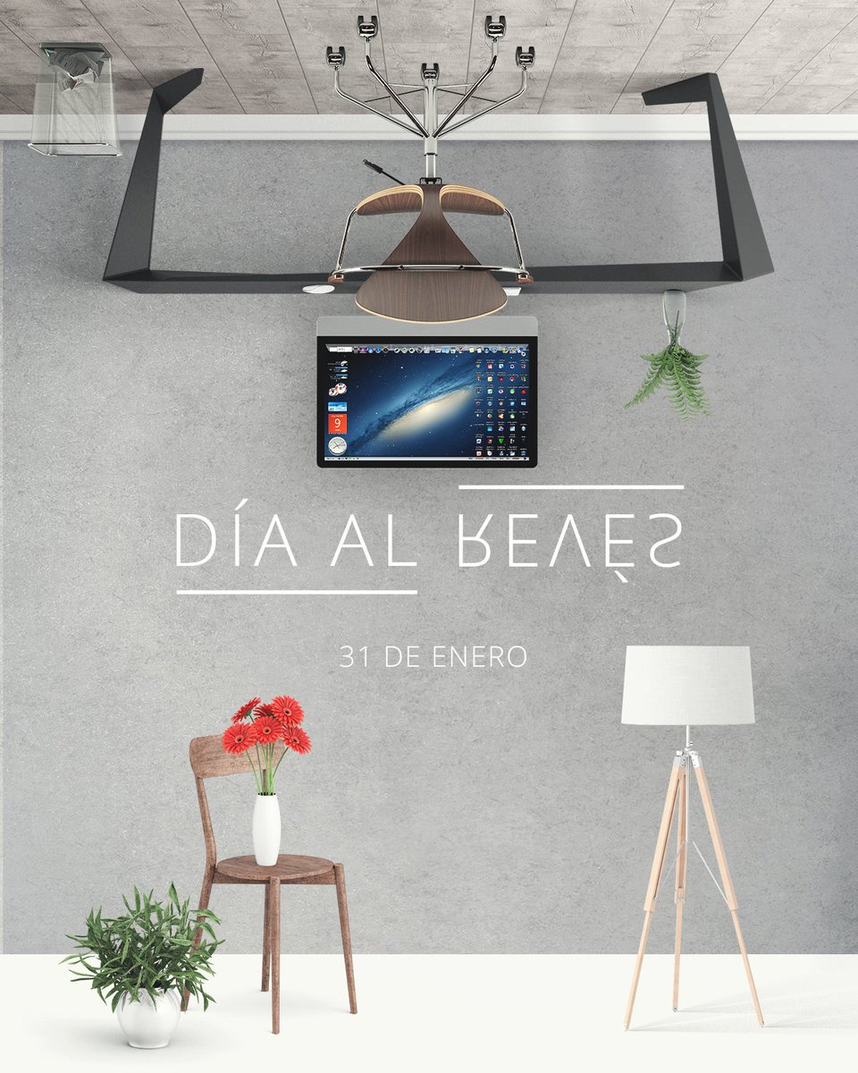 ¡Rompe con la rutina y estimula tu creatividad! ¿Qué cosas harás al revés?