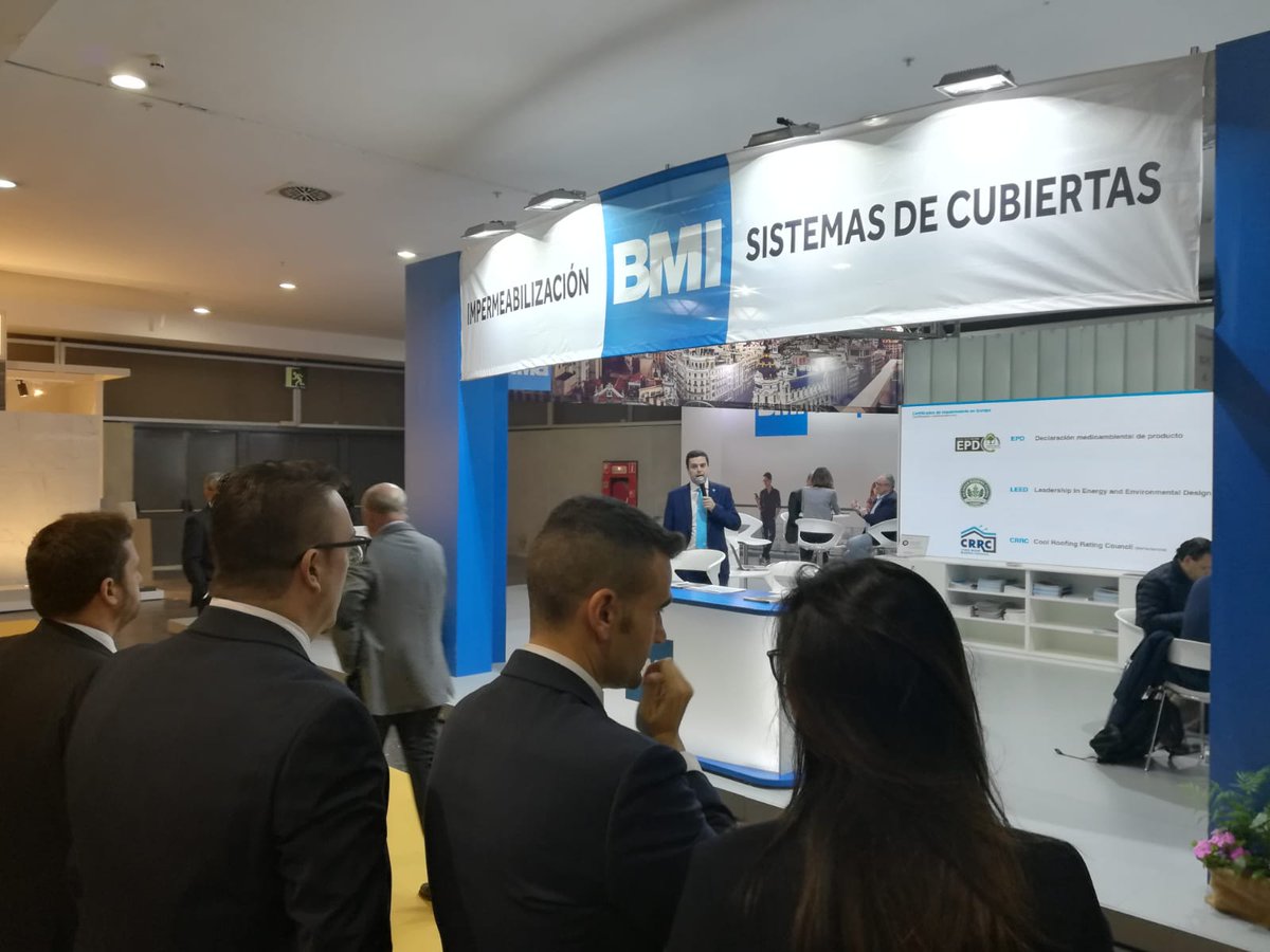 BMI_Espana's tweet image. Ayer, nuestro compañero Jesús Huerta, jefe de prescripción de BMI, presentó a los visitantes de #Cevisama19 las ventajas del sistema #TectumPro:
🏠 Excelente aislamiento moldeado Cobert Insulation
🏠Fácil instalación
🏠 Respetuoso con el medio ambiente
¡Ven a conocerlo N2 P3 A5!