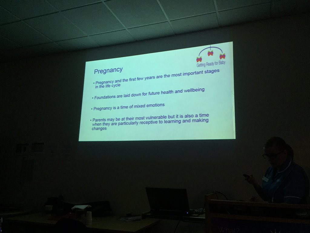 SeanaTalbot's tweet photo. Presenting on place of birth as part of in-house training in @BelfastTrust today. #Solihull approach to antental care and education, midwife-led pathways, choice of place of birth. #qualityimprovement #eitp #GRFB https://t.co/AcLs2xFNSI
