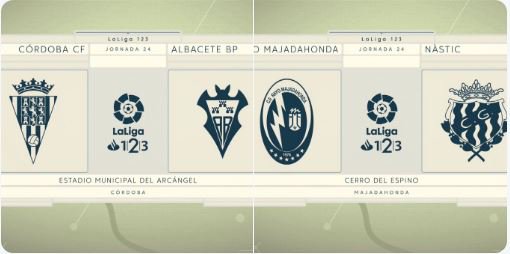 alexporras_'s tweet photo. A las 18h #Multigol123 en el canal principal de #LaLiga123TV.
⚽ @Cordobacfsad - @AlbaceteBPSAD (18h)
⚽ @RMajadahonda - @NASTICTARRAGONA (18h)
🗣 @Gio_Marquez + @jlmarti17 https://t.co/F1uXeqym8D