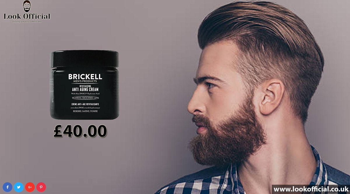 brickell anti aging cream for men
