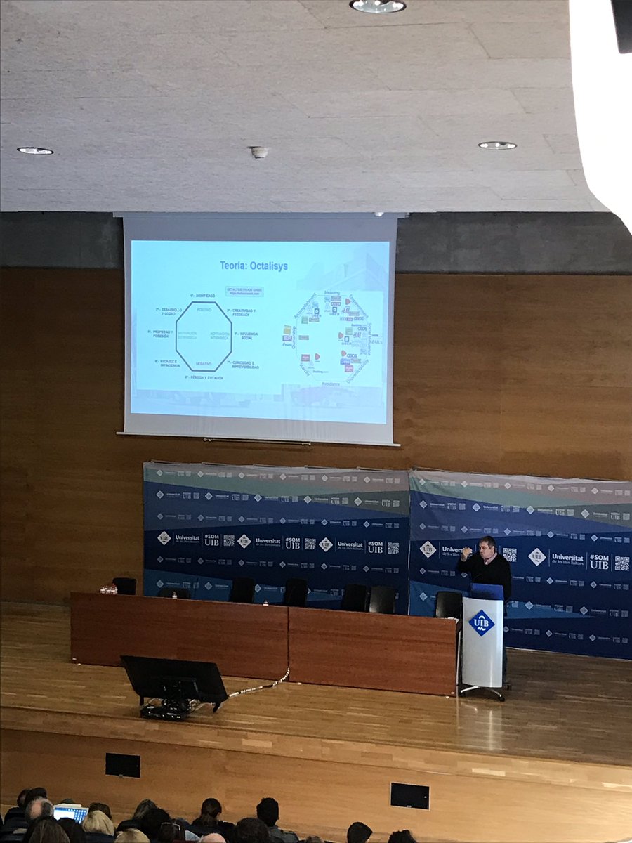DerechoUIB's tweet photo. Interesantísima ponencia sobre formación, ludificación y TIC’s impartida por @cesar_llorente en la I Jornada sobre Experiencias Docentes @CDigitalUIB @UIBuniversitat #EdocènciaUIB https://t.co/d9IadlcM3B