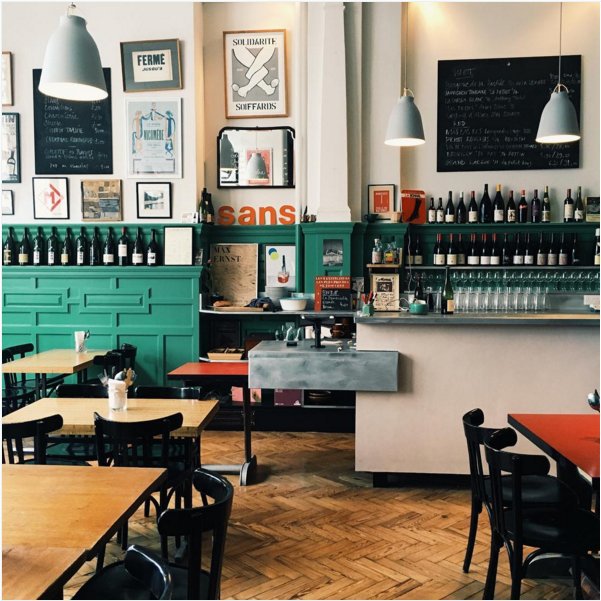 Come to our bar, we have good wine and delicious food here, it's cosy too - what's not to like? OPEN from 6pm this evening.