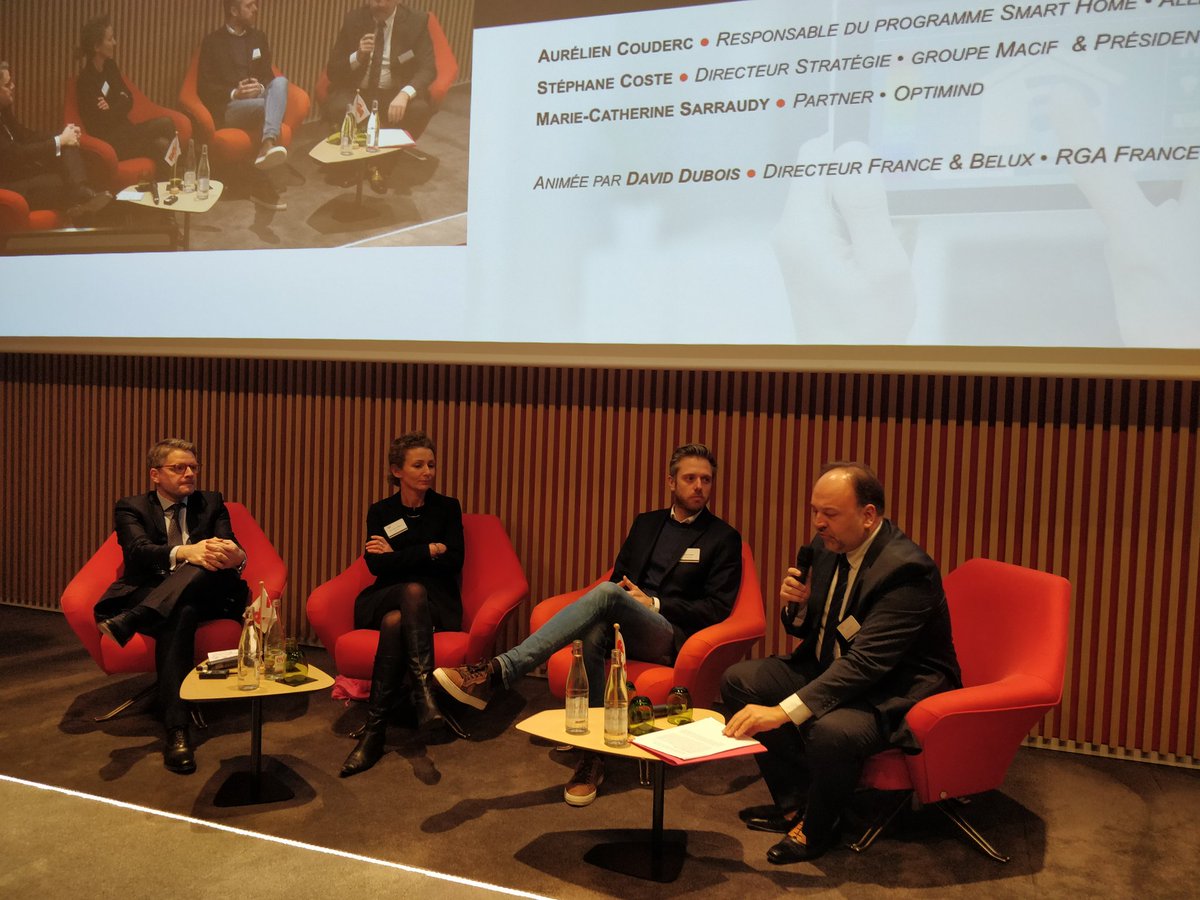 Passadena's tweet photo. Quel modèle économique pour les solutions innovantes dans l'#assurance ? Question de @DDubois75 au panel #LeColloqueRGA https://t.co/T0FF1wJ9QN