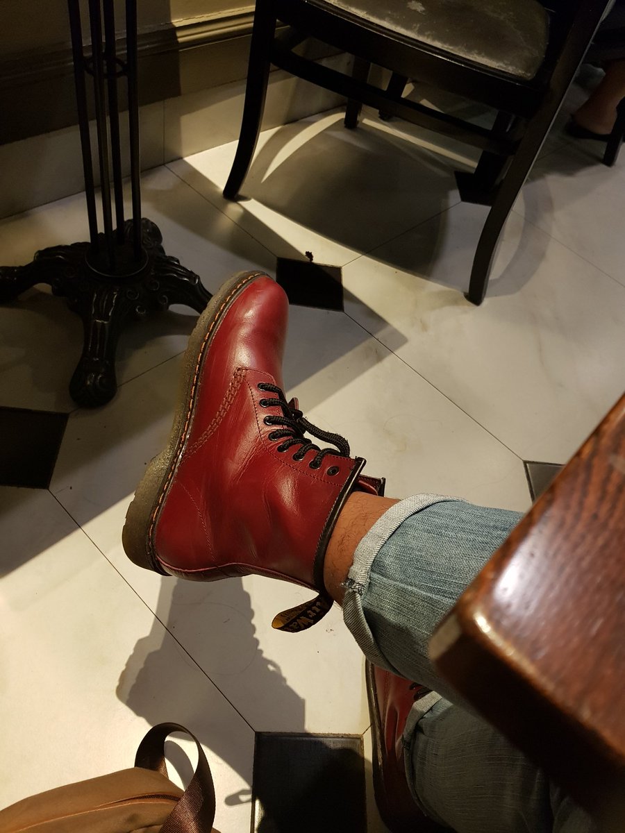 wackymarkie's tweet photo. Yaazzz red leather boots from Marikina #tiisganda #cpoint #supportlocal #kasimatibay #atmura https://t.co/SkTr1ERPlm
