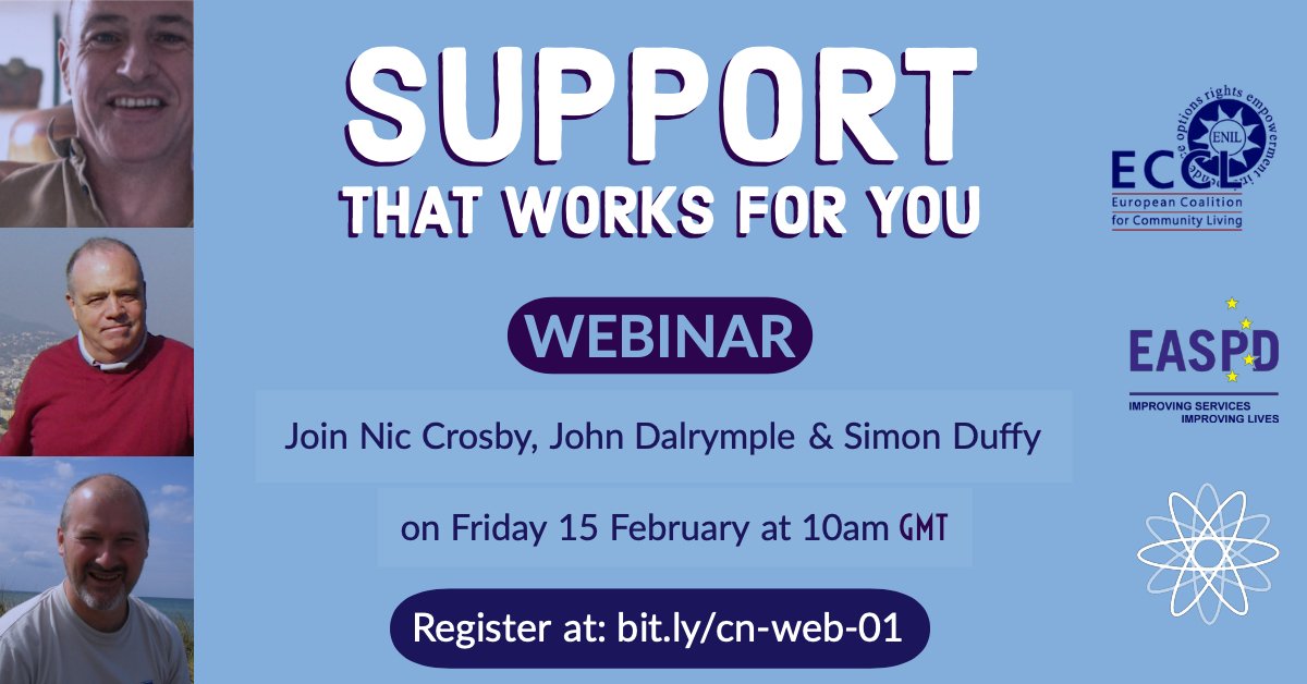 EASPD_Brussels's tweet photo. What kind of support do people with disabilities need in the future❓

EASPD's latest research with @CforWR will begin to explore this question

Have your say 🗨️on the 15th Feb during their webinar on self-directed support across Europe. 

Register here➡️ https://t.co/q0IBPTDNzi https://t.co/YSLeqJZurG