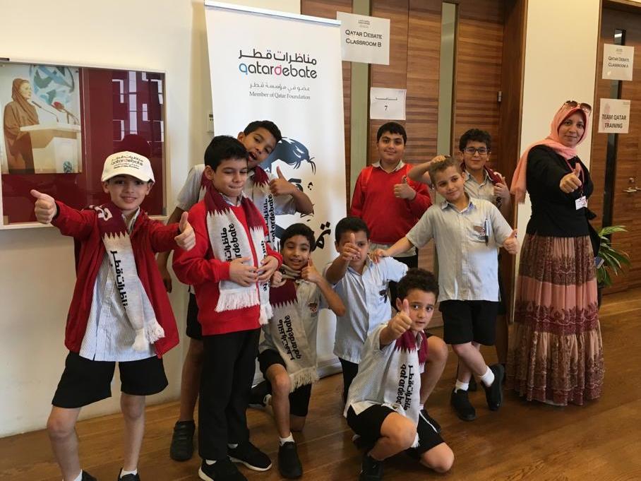 DohaBritishSch's tweet photo. Huge congrats to @DBSdoha #primary boys who participated in the National Primary School #DebatingChampionship. We are proud to announce that 6 #DBSstudents reached the finals and will be among 10 top #speakers during the final #debate! πππ
@QatarDebate #Doha #Qatar https://t.co/7PwYnek9p0