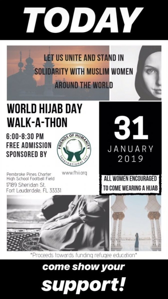 Today is the day! Please come support our event with family and friends, admission is free!
