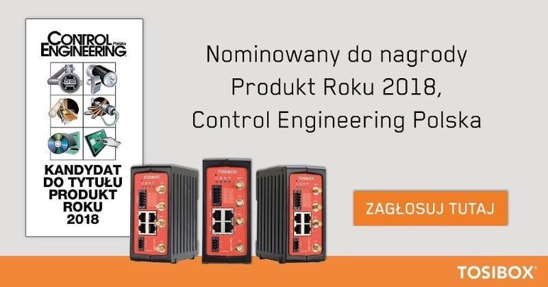 Głosowanie na TOSIBOX #Lock500 w konkursie Produkt Roku 2018 magazynu Control Engineering wystartowało!Zagłosuj tutaj: lnkd.in/gM5d66g