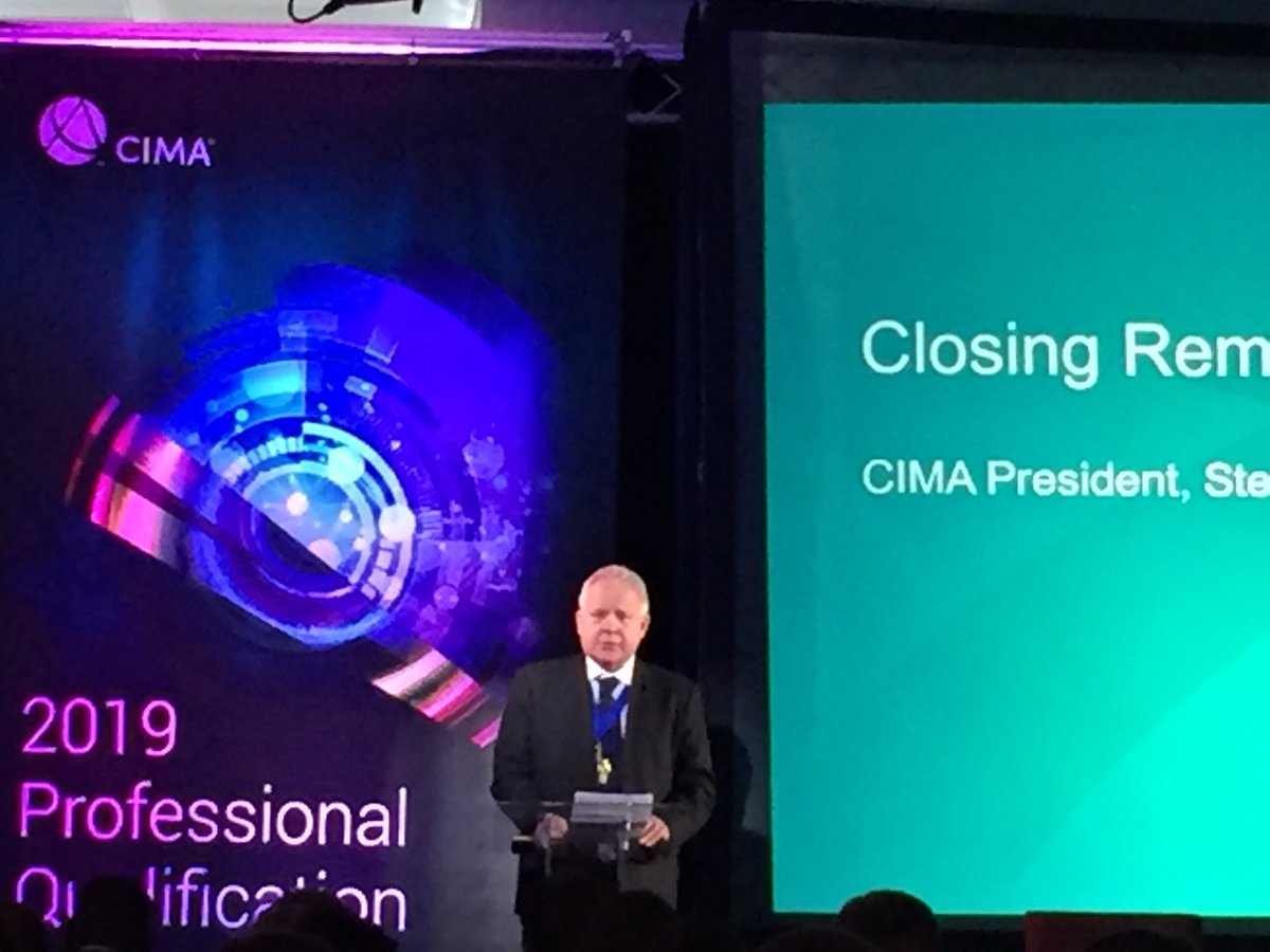 JEFiore's tweet photo. @Stevesky asks attendees at #CIMA Future of Finance Festival to embrace the future, share resources, bring people on your teams along with you and inspire current and future generations of finance professionals. https://t.co/6Gjalea7hf