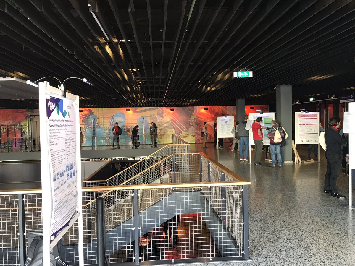 First poster session is live and going #CLIN29
