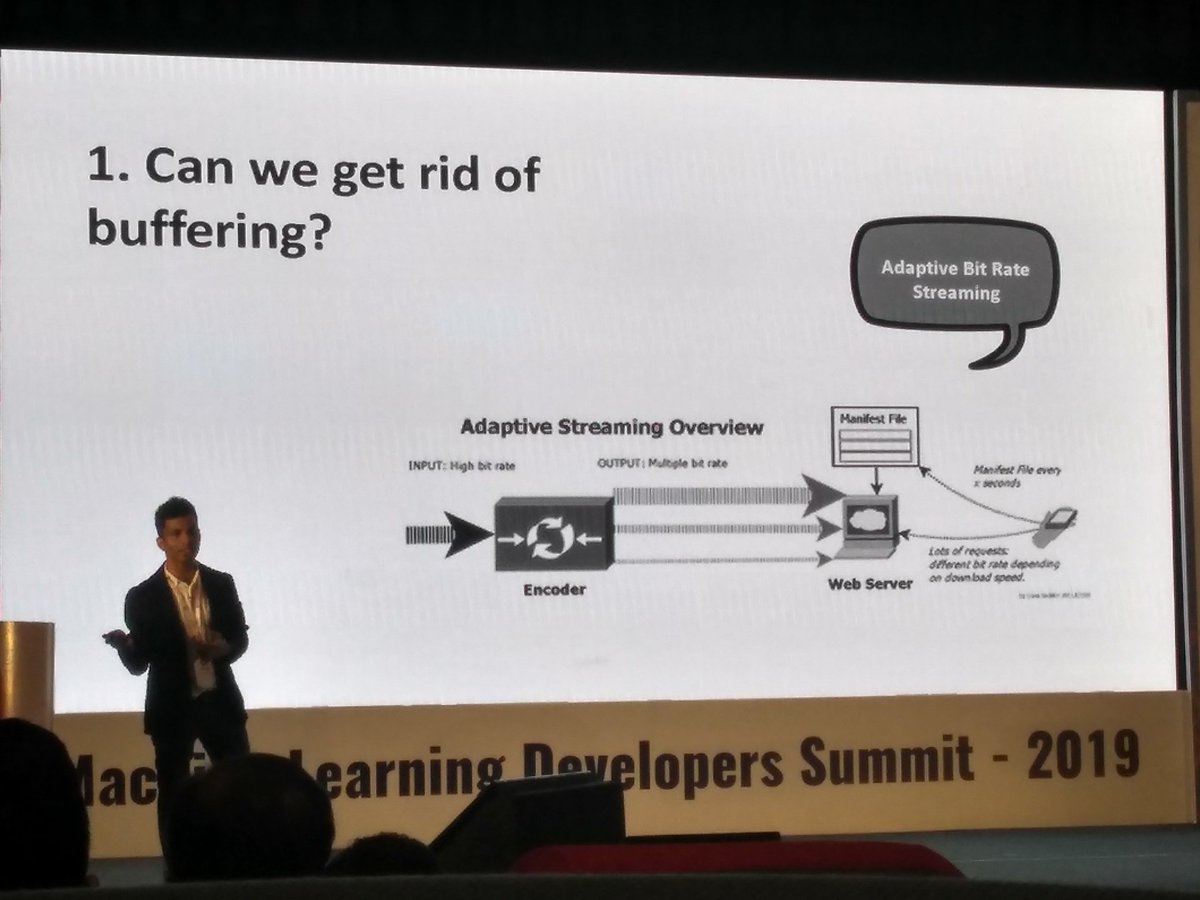 BharathMicroB's tweet photo. #MLDS19 adaptive buffering is the right now helps better CX customer exprnce to keep sending video content in multi bit rate based on the customers download speed... #AI #KnowYourCustomer ... Best (worst-IT)CX things to add to a suspense movie is #Bufferring 
#Adaptive #Streaming https://t.co/HXgkB6BC5i