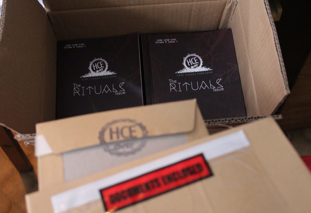 HereComesEvery1's tweet photo. #TheRitualsIssue magazines have arrived! The pre-orders so far will start shipping out later today. Get YOUR copy here now: https://t.co/WMXO7rLBy7 https://t.co/4bMLLg1lM8