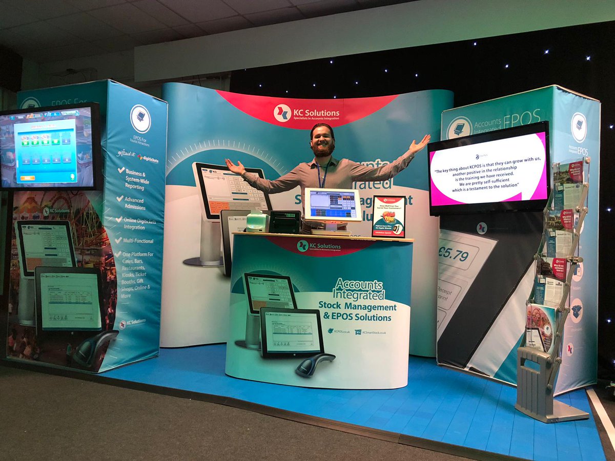 KAMComputers's tweet photo. We're @NFANUK's Annual Conference Trade Show in Edinburgh, showcasing KC Solutions.
Come by our stand to find out why KC Solutions is perfect for your Farm Attraction.
#NFAN #FarmIndustry #Network #kcpos #epos #stockcontrol #KCSolutions https://t.co/erMSHvCJgw
