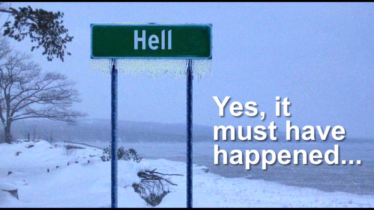 uMs~ 🍃🌷🍃 on Twitter: &quot;Hell has frozen over ..Hell Michigan  #PolarVotex2019 https://t.co/oOk3epEx0z&quot; / Twitter