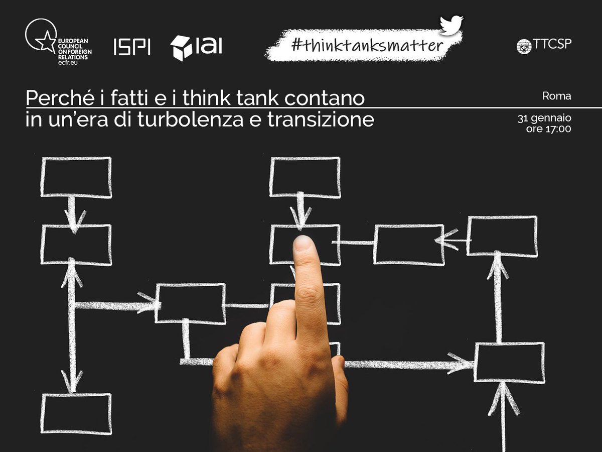 ecfr's tweet image. Do think tanks really matter in this era of turbulence, transition and fake news? Today at 5 pm, @ECFR Roma @IAIonline @ispionline will try to answer to this question hosted by the Foreign Press Association in Rome @Stampa_Estera @TTCSP #thinktanksmatter buff.ly/2W76Gyz