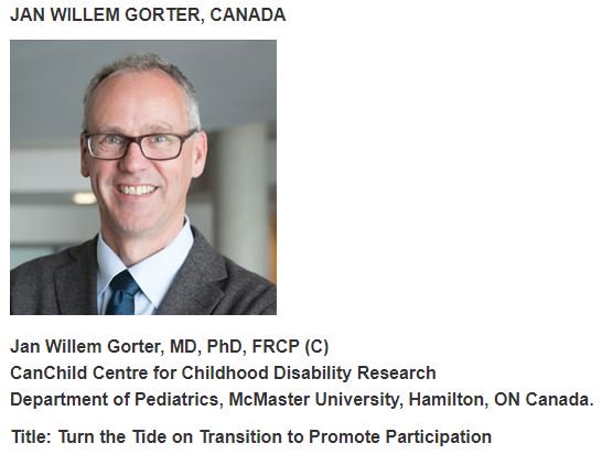 European Academy of Childhood-onset Disability (@eacdtweet) on Twitter photo Another great keynote speaker <a href="/Dr_Gorter/">TransitionDoctor</a> #EACD2019 Don't miss out on an engaging programme eacd2019.org Another great keynote speaker <a href="/Dr_Gorter/">TransitionDoctor</a> #EACD2019 Don't miss out on an engaging programme eacd2019.org