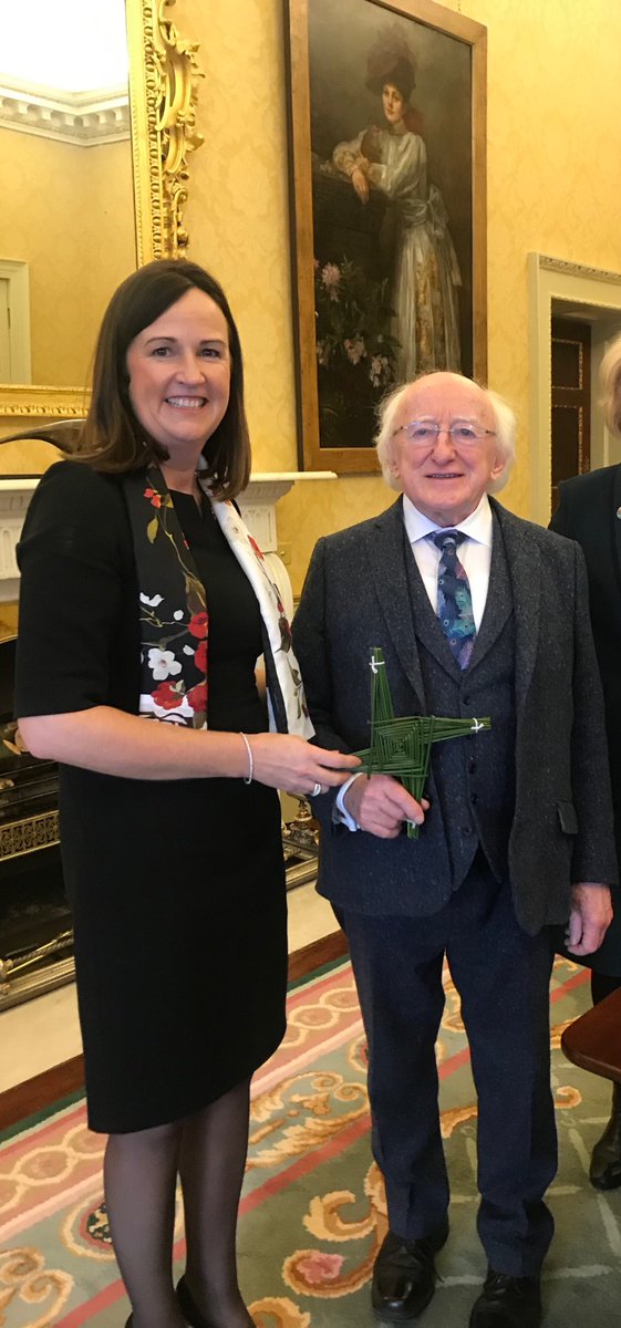 Great to meet President Higgins and promote ⁦<a href="/intokildare/">Into Kildare</a>⁩ ⁦<a href="/TourismIreland/">Tourism Ireland</a>⁩ ⁦<a href="/Failte_Ireland/">Fáilte Ireland</a>⁩