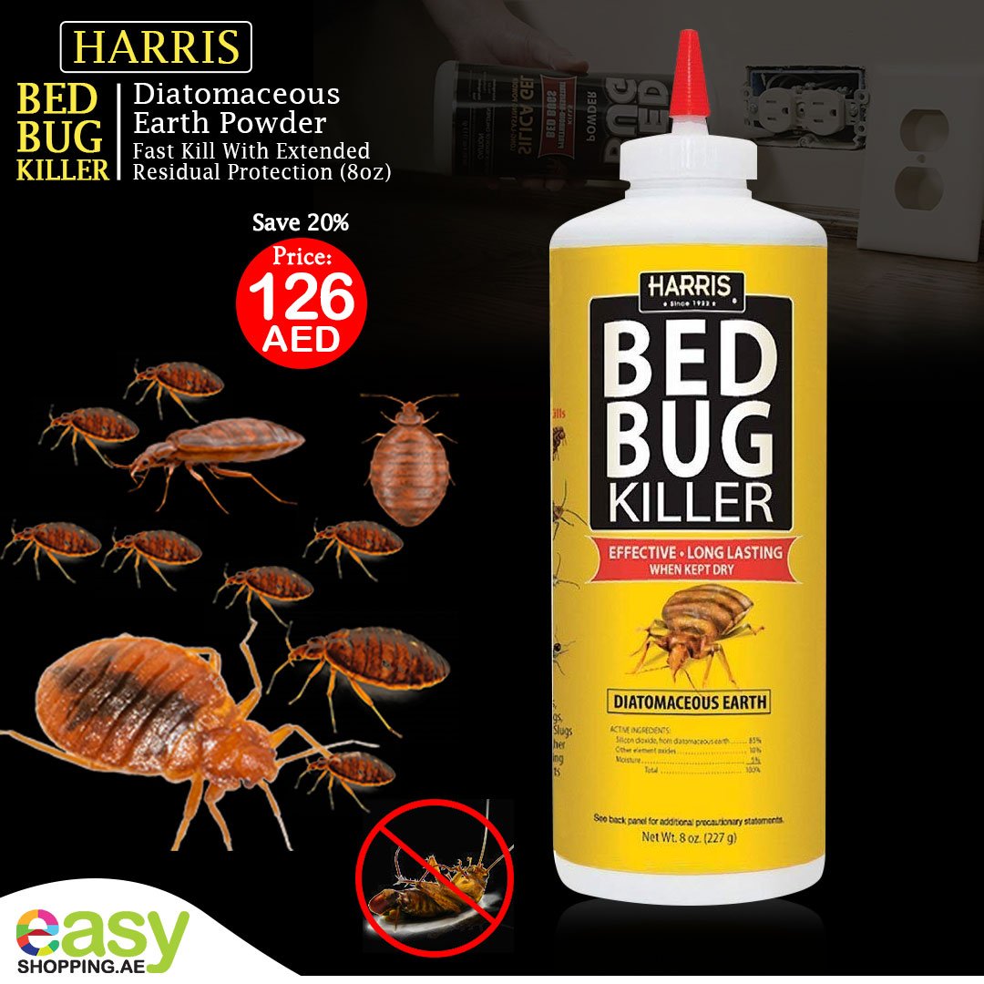 easyshoppingae's tweet photo. Harris Bed Bug Killer, Diatomaceous Earth Powder, Fast Kill with Extended Residual Protection (8oz)
Save 20%
Price: 126 AED

Buy Now: https://t.co/Ye6EvZWbHF
To Order: Whatsapp 0529528844

Today Deals: https://t.co/7RGOZCkGx0
Cash On Delivery
#CashOnDelivery #COD #EasyShopping https://t.co/0unQoBpdHT