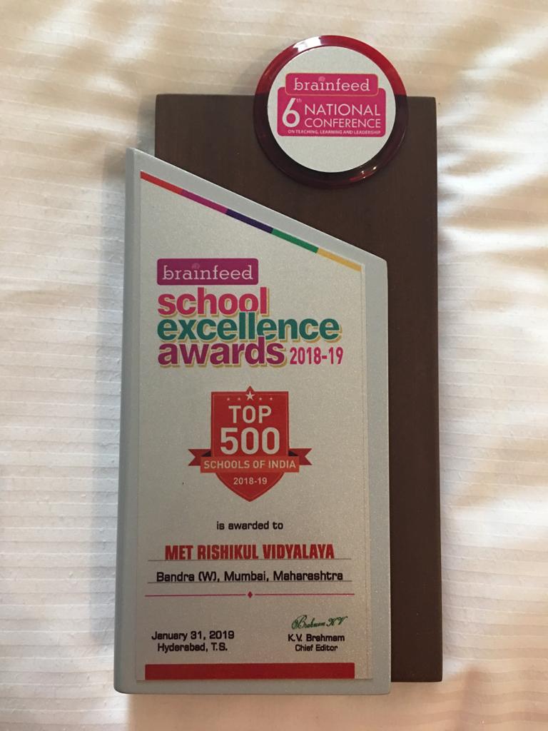 METedu's tweet photo. MET Rishikul Vidyalaya sweeps Awards across five categories including 'Best International School' thereby attaining Excellence in Growth &amp; Enhancement of School Education.
#METedu #SchoolExcellenceAwards #BrainfeedAwards #BrainfeedMagazine #award #bestschool #internationalschool https://t.co/ZzG2OajoiN