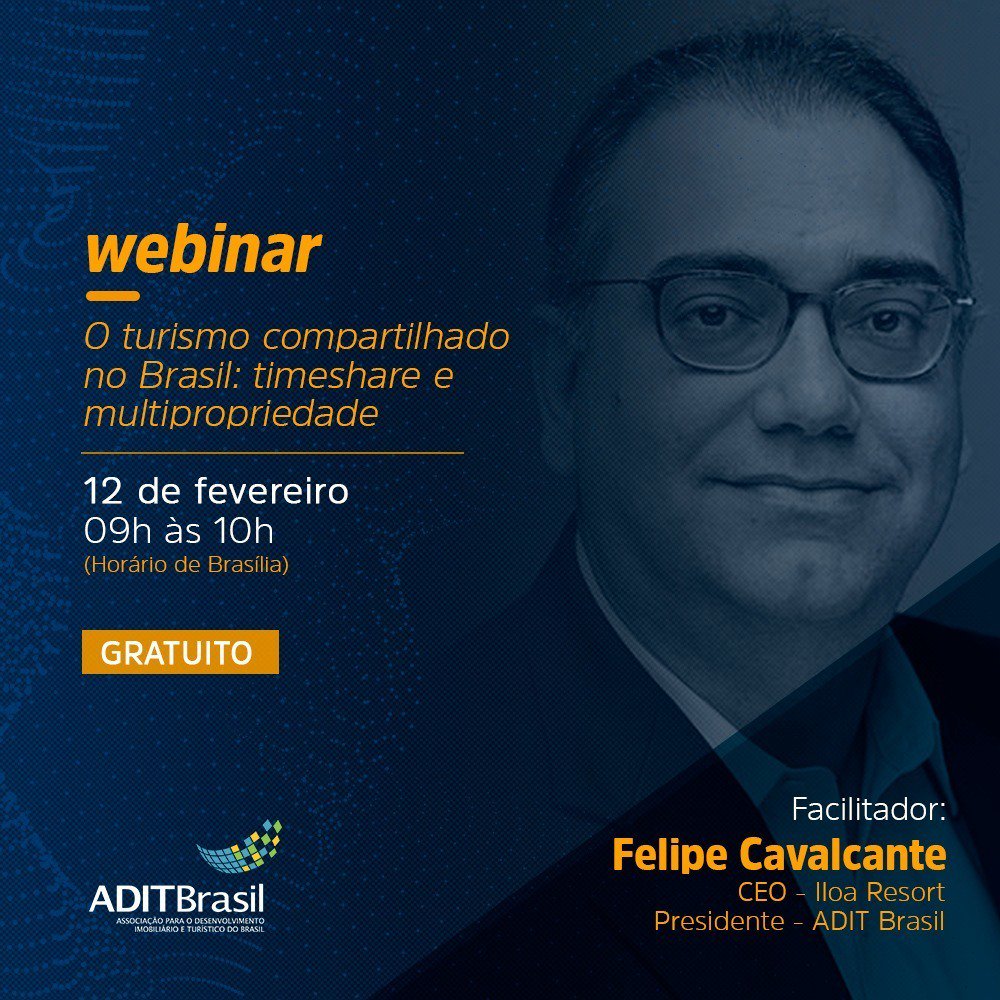 O nosso próximo webinar, que tem como moderador Felipe Cavalcante, apresenta o cenário, perspectivas e desafios do Turismo Compartilhado no Brasil, mostrando dados, principais tendências e as transformações nesses setores. Inscreva-se: bit.ly/2FZxlbZ