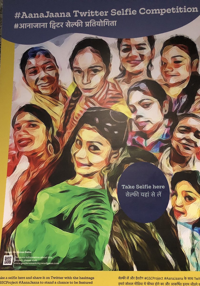 suneetadhar's tweet photo. #GSCProject #AanaJaana  A brilliant exhibition - mein bhai aayee or gayee! #MandiHouseMetroStation #madanpur #khadar #khadarkiladkiyaan Congrats @SafetipinApp @safetipinDOTcom @AyonaDatta @JagoriSafeDelhi n others. Onwards to other sites n conversations! https://t.co/Y2SB5Pg3UD