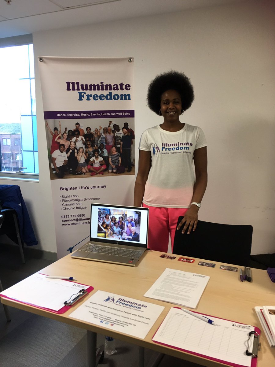 Today we’re at the #Camden and #Islington January 2019 volunteering fair recruiting #volunteers for our projects for #blind and #VisuallyImpaired people and people with #Fibromyalgia. If you can spare a few hours a month, get in touch or come on down to the fair today 12-2pm!