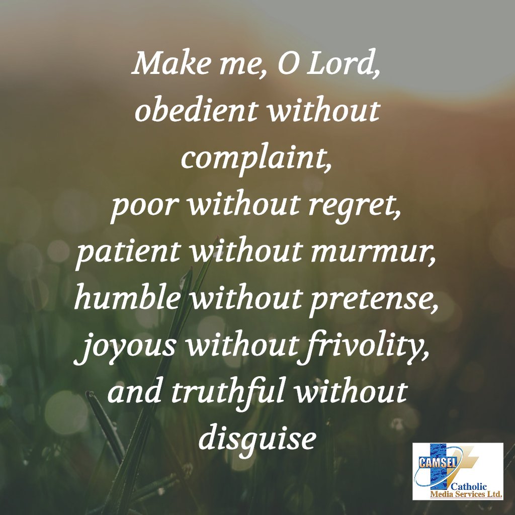 CatholicTT's tweet photo. Make us O Lord #amen #morningprayer #prayer #catholic #catholictt #camsel #rcpos https://t.co/9BzoNsS9zV