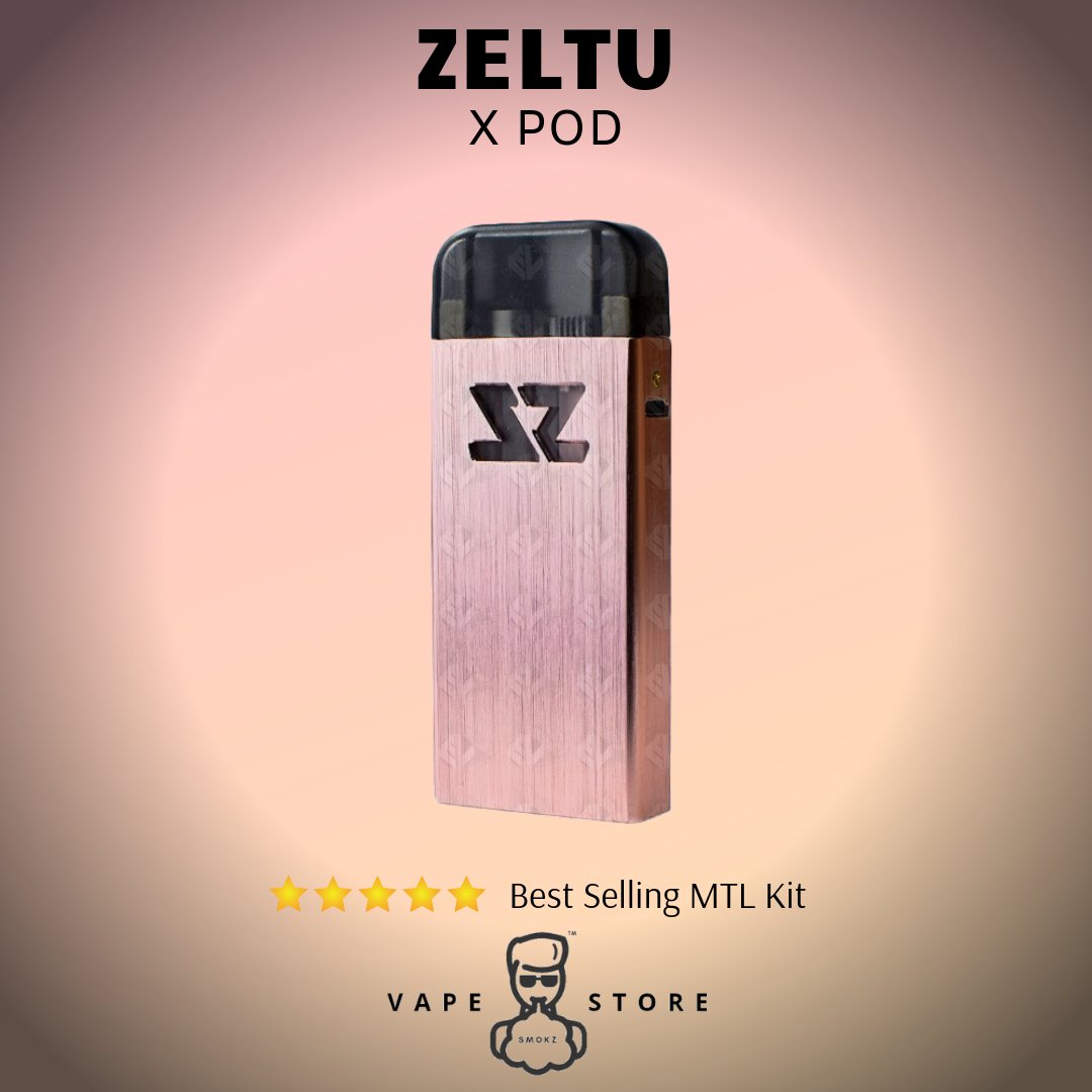 Zeltu X Pod by <a href="/zeltuofficial/">Zeltu</a> is our best selling MTL (Mouth to Lung) Kit with a 1000 mAh Battery this little Pod Kit is a gem for stealth vaping.  

VISIT SMOKZ.CO.UK TO ORDER

#zeltuofficial #vape #vapelife #vapecommunity