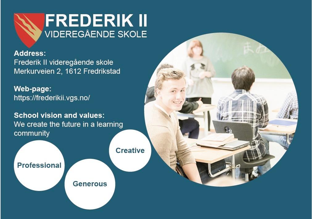 Oslo_Region's tweet photo. Frederik II upper secondary school in Fredrikstad, Norway is seeking French school partners for a @EUErasmusPlus project (KA229) on social inclusion. More info here: https://t.co/cupIrORrhb #ErasmusPlus #SocialInclusion #SchoolMobility #KA229 https://t.co/SrRdJ8mKiA