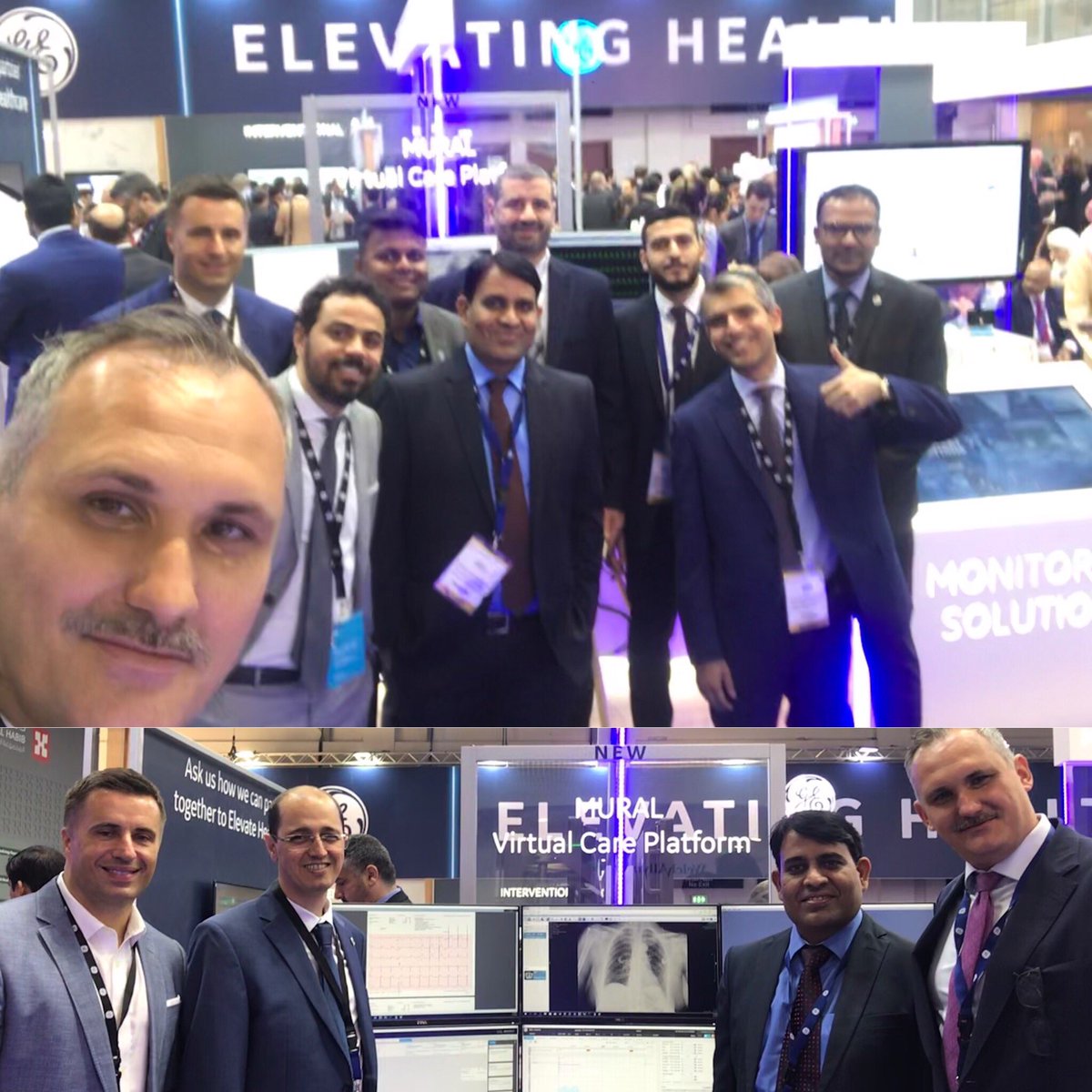 RemyLevastre's tweet photo. LAST DAY at #ArabHealth19
What an event !! THANKS to the entire
#Mural team for a great launch and looking forward for a great year !
#VirtualCare
#Gehealthcare #GeTeam
#TeleICU #innovation #ews #decisionsupport #Digitaltransformation #innovation
#DubaiHealthcare #DigitalHealth https://t.co/vXZs7c9IvV