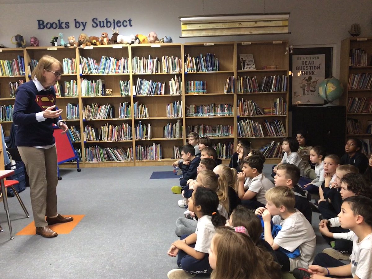 lynnlsloan's tweet photo. The power of co-creative storytelling with Mij Byram!
#noprops 
#LSFriendsoftheLibrary
@NBPSLower 
@NBPSEagles https://t.co/KoAoYWccgj