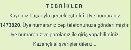 Ayın son günü Esnaf arkadaşımız Dilek hanımı üye yaptım