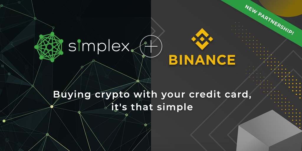 SimplexCC's tweet photo. We are super excited to announce the new partnership with @Binance - the leading #crypto exchange! Making it easier for mainstream users to buy crypto and continue transforming the financial space.
#buycrypto #cryptocurrency #btc #bitcoin #etc https://t.co/icuaLvk6sF