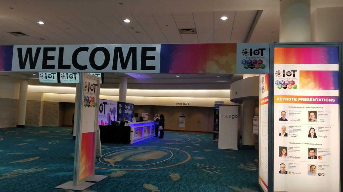 lgarcia65's tweet photo. Attending #IoTevolution Catch up with me while I'm here. #SGWireless https://t.co/9CT3dTrfZy