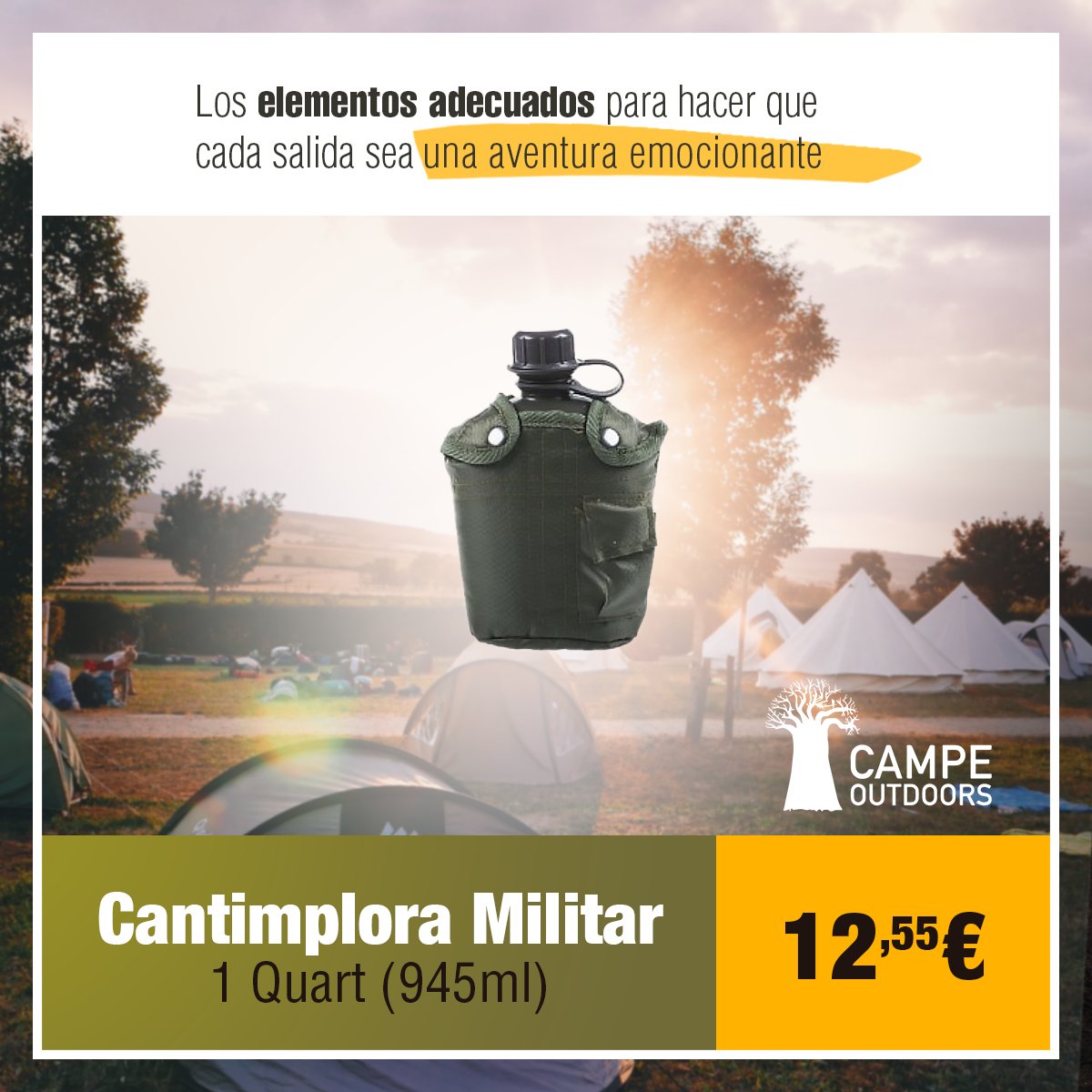 ✨ Que no te falte el agua allá donde vallas con esta cantimplora de OZtrail ⚡

😮🎯 Hasta el 31 de enero consigue ESTE todos los productos de Oztrail con un 20% de REBAJAS en nuestra web, recuerda que para ello debes usar el código SALES ✨👀 

✅ bit.ly/Campe_Cantimpl… 👈