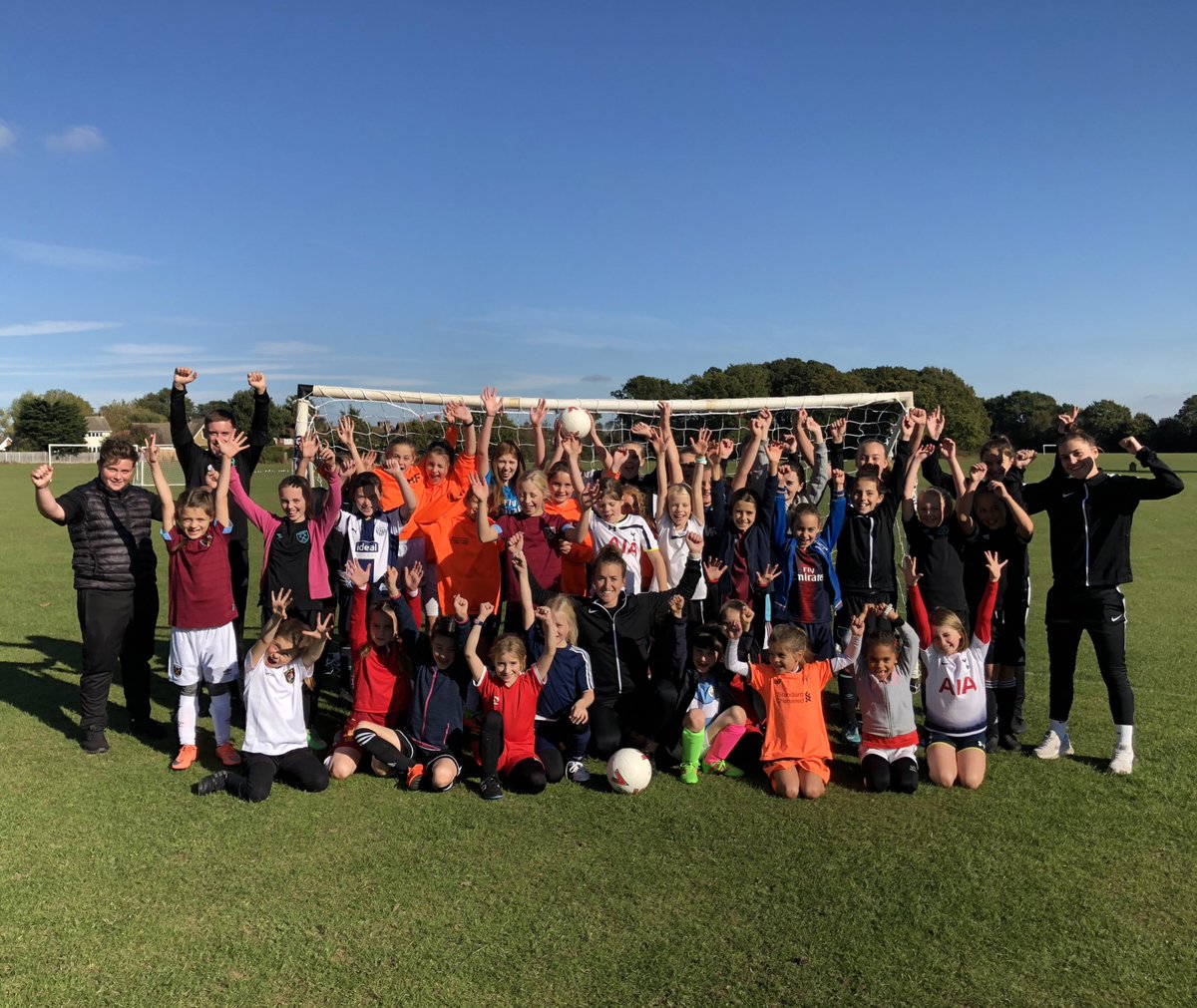 EQFootball's tweet photo. Our Feb half term camp:

4 coaches are players from @FAWC_ ⚽️🤩

1 player appearance from @FAWSL ⚽️🤩

Tickets to a women’s game for all girls. 🎫 

Chance to win prizes! 🎉 

Hands up if you’re excited!!! 🙌🏼 https://t.co/iRW1j8cPWI