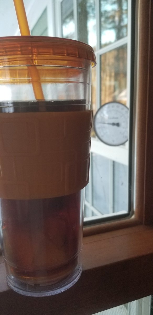SaltyGary's tweet photo. The only proper morning drink when it's - 10 is iced coffee. #IWillNotBeIntimidated https://t.co/xEwdGlQMuO