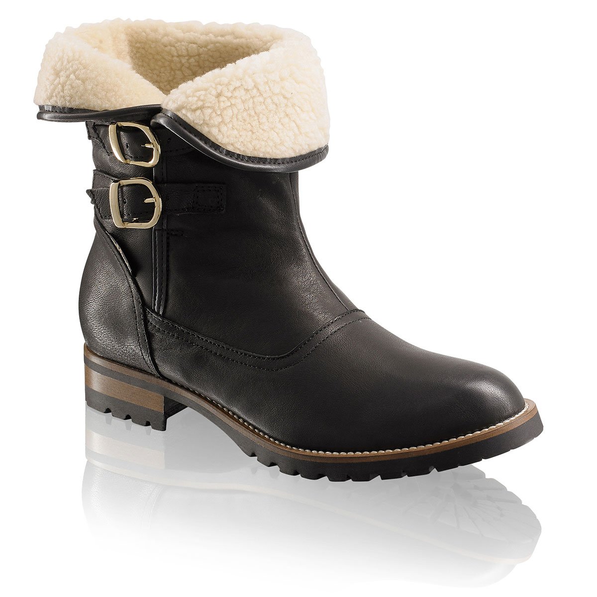 russell and bromley fur boots