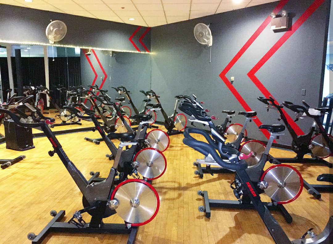 BayClubHealth's tweet photo. Studio Cycle with Adam  12-1pm on Thu! Cycling is a great low impact way to tone lower body and burn calories with cardio! https://t.co/clbPYSxc28