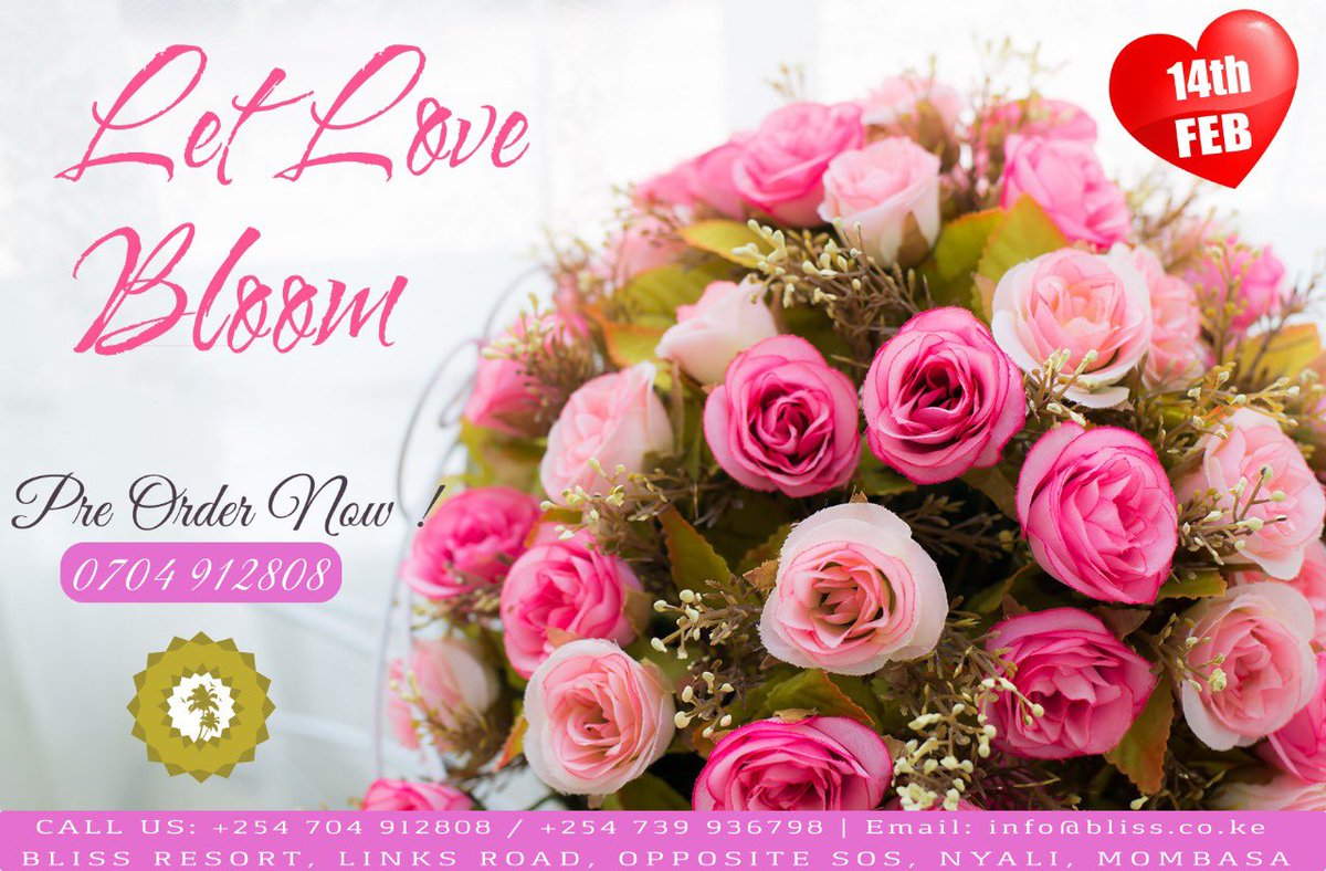 Bliss_Resort's tweet photo. Spoil her this Valentine’s Day with Romantic 🌹🌹🌹🌹❤️
#longbouquet #giftideas
#flowers #roses 
#nyali #mombasa 
#loveaffair #roseaffair
#withlove #blissresort https://t.co/n0Npc9ciL3